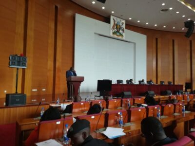 Dan Odongo releasing UACE exams 2018 at the presidents office in KampalaDan Odongo releasing UACE exams 2018 at the presidents office in Kampala
