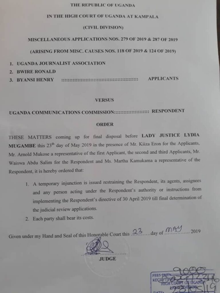UCC Ordered By Court Not To Implement Suspension Of Journalists ...