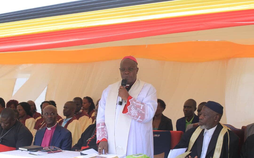 Bishop Serverus Jumba of Masaka Catholic Diocese.