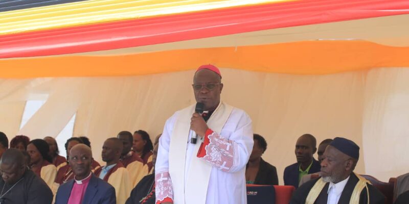 Bishop Serverus Jumba of Masaka Catholic Diocese.